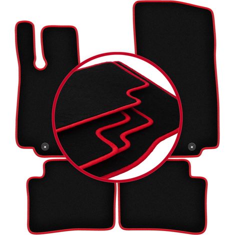 Alfombrillas CARLUX-RED para Mercedes Clase C W206 berlina, familiar (2021-) (1/5)