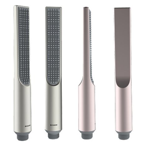 Douchette slim ronde 31mm nickel satiné Apice - Bossini B00910094