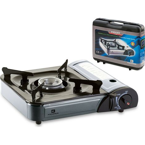 Fornello Da Campeggio Kemper da Tavolo a Cartuccia - Smart – Portatile con Valigetta (1/3)