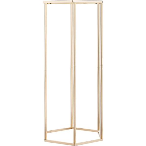 Soporte para flores, cubo hexagonal, diseño de centro de mesa, verde militar (1/2)