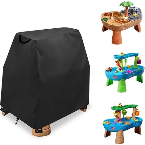 Copertura per tavoli d'acqua per bambini, docce a pioggia e piscine gonfiabili, per i più piccoli, copertura impermeabile e antipolvere per giocattoli da esterno, nu (1/5)