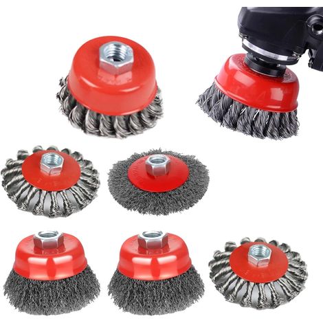 Disque à Brosse Métallique pour Meuleuse d'Angle (1/5)