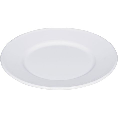 Riess Teller Emaille flach Ø26cm Classic Weiss