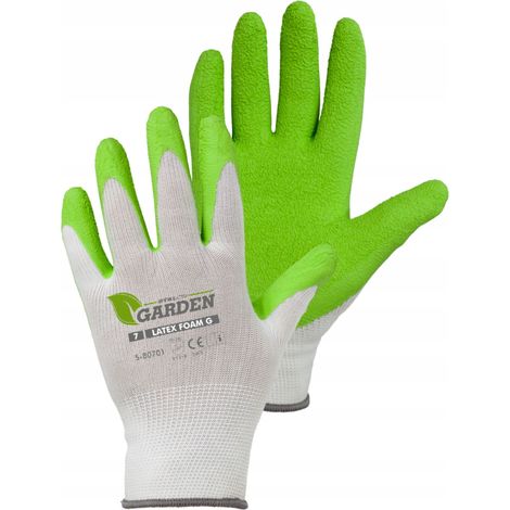 Guantes de jardinería de poliéster, protección laboral, talla XS