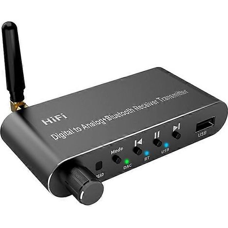 émetteur-récepteur USB coaxial à fibre optique Bluetooth avec télécommande A05 (1/4)