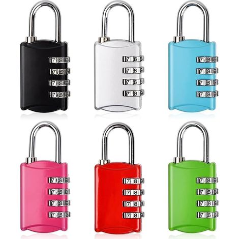 mizikuu Cadenas à Combinaison Chiffres Cadenas Code Serrure Combinée Numero Cadenas Code pour Casier Gym Escape Game Rangement Garage