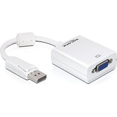 DELOCK Adapter Displayport-St  VGA-Bu weiss (1/2)