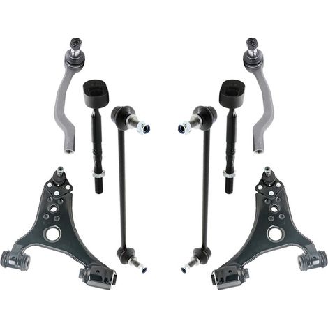 KIT BRACCIO OSCILLANTE 8 PEZZI COMPATIBILE CON MERCEDES-BENZ CLASSE B Sports Tourer (W24 / Kit Sospensione Completo OE/OEM / Bracci Oscillanti + Testine Sterzo / Sostituzione Diretta OEM