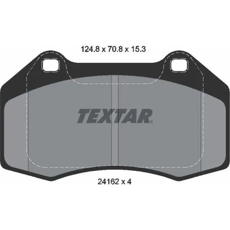 Kit de plaquettes de frein, frein à disque Textar 2416201 ALPINE 410603131R