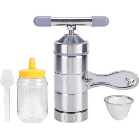 Extracteur de Miel, Mini-extracteur de Miel Portable en Acier Inoxydable, Machine Manuelle de Pressage de Miel, Outil D\\'apiculture, Outil de Presse-Miel Portatif
