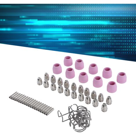 Zubehörset für AG60 Plasmaschneidbrenner: Plasmaelektrodendüse (60 Stück). (1/5)
