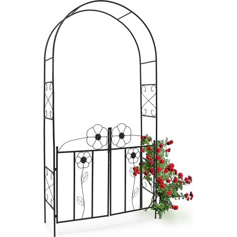Rose arch with gate