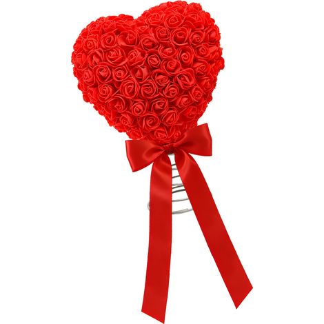 Puntale per albero con fiocco in nastro, ideale per - Rosso