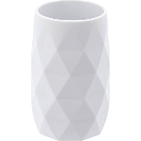 Tazza in abs + gomma - bianco - Tendance (1/2)