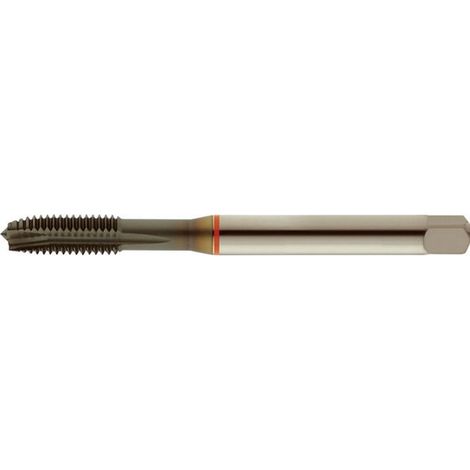 Maschio Macchina Per Fori Passanti, Din 371 B, Filettatura M6, Pas 1,0 Millimetri Lunga. Totale: 80 Mm Gambo Ø 6,0 Mm, La Coda Square: 4,9 Millimetri