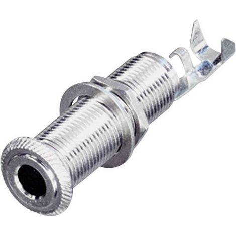 Jack 6.35 mm embase femelle horizontale Rean AV NYS221 Nombre de pôles: 3 stéréo argent 1 pc(s) (1/2)