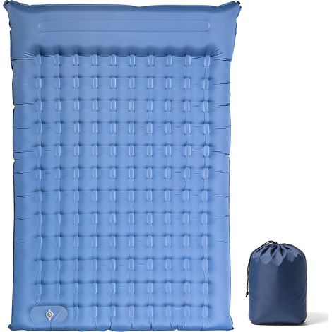 Materassino Matelas de Camping Gonflable Ultraléger 2 Personnes (1/5)