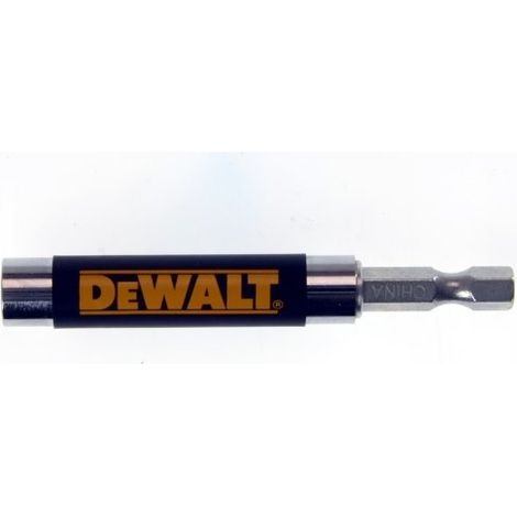Dewalt – Porte-embout de visseuse rond 80 mm – Acier inoxydable – Pour visseuse hexagonale – Usage professionnel (1/5)
