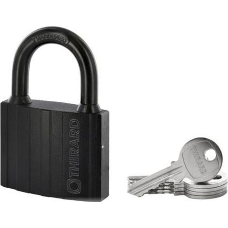 THIRARD - Cadenas de sécurité Black Lock 75 mm, 5 clés - THIRARD (1/3)