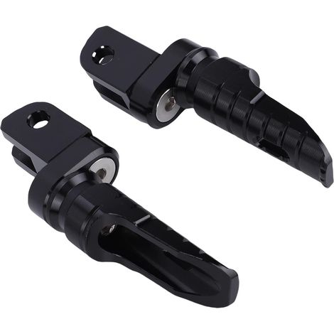 Repose-pieds Avant de Moto, Repose-pieds en Aluminium anodisé CNC 6063 avec Surface Texturée pour une Traction Optimale, Remplacement pour G310R 2017 2025 et G310RR 2023 2025 (BLACK) (1/5)