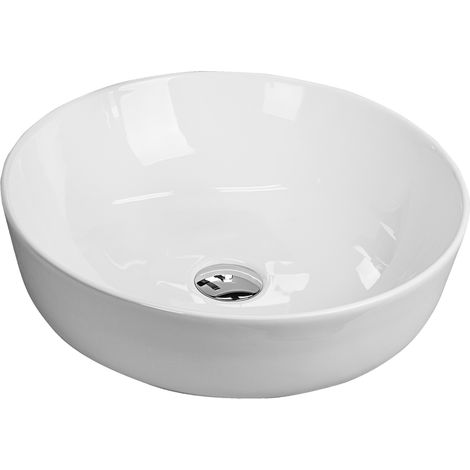 Lineabeta - Lavabo tondo da appoggio Acquaio in ceramica 41,5 cm