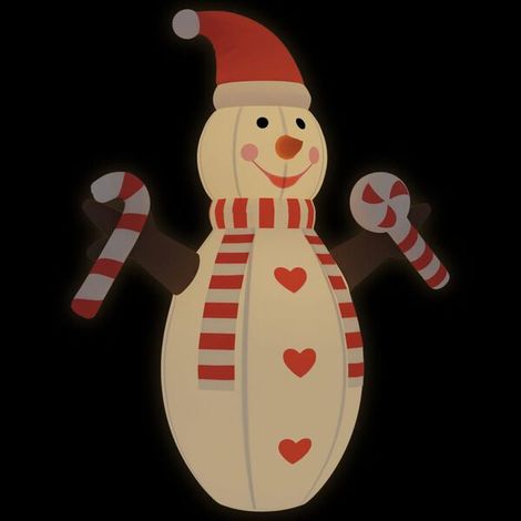 Bonhomme de neige gonflable de Noël avec lumières LED, 630 cm (1/5)