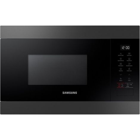 Samsung – Micro-ondes encastrable 22L 850W – Commande électronique – Dimensions 38x59.5x32cm – Couleur carbone