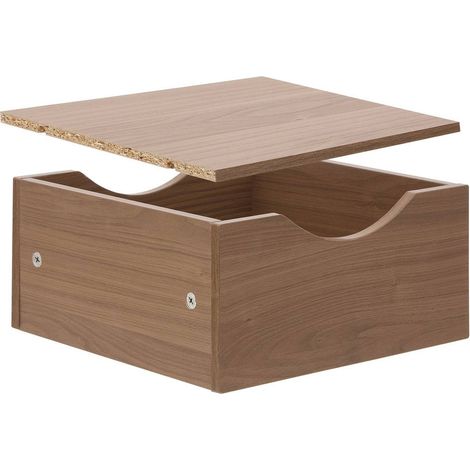 Tiroir étagère mix'n modul carré 32x32cm marron - 5five (1/5)