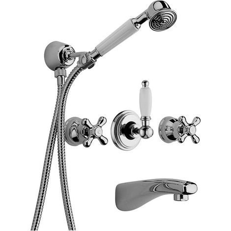 Gruppo vasca incasso Paffoni serie Iris IRV001CR Cromato - Ottone (1/3)
