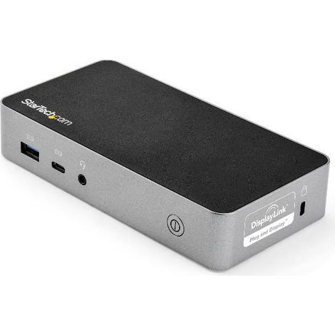 StarTech.com USB-C Dock - Docking Station per laptop Doppio Monitor HDMI 1080p - Power Delivery 65W - 1x USB-C, 3x USB-A, Ethernet - Doppio display video USB 3.1 Gen 1 Type-C Dock - Mac e Windows (1/5)