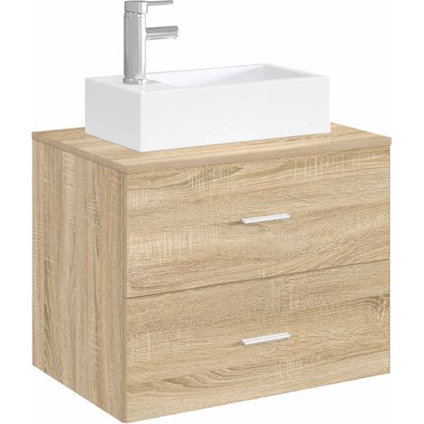 vidaXL Bathroom Wash Basin Chrome 45.5 x 25.5 x 13 cm Metal