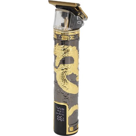 Tondeuse à cheveux électrique sans fil avec écran LED, rechargeable par USB, coupe professionnelle et 6 sabots de guidage inclus. (1/5)
