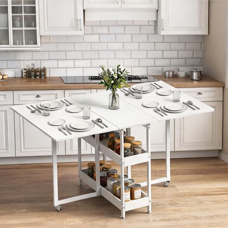 Table de salle à manger en spanplatte Metall 133,4 x 80 x 75 cm (1/5)