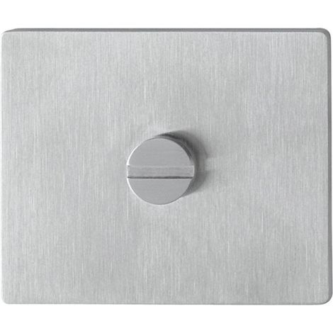 Paire de rosaces de clé E847NS VA F69, plaque de 2 mm, SK/OL, rectangulaire (1/5)