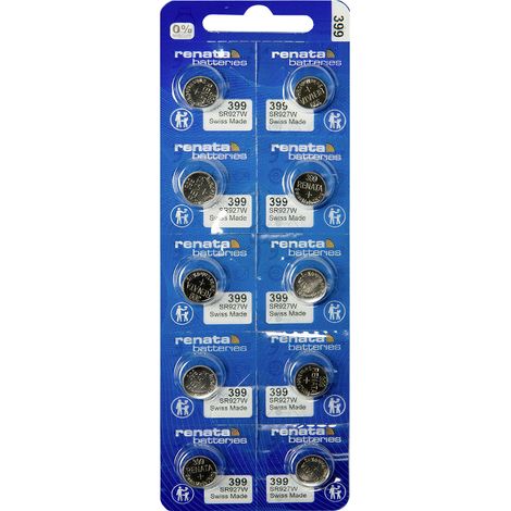 Renata Knopfzelle 399 1.55 V 10 St. 53 mAh Silberoxid 399 MP CE RENATA (1/2)