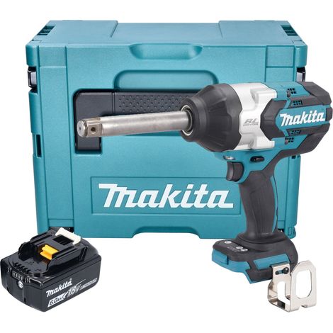 Clé à chocs sans fil Makita DTW 1005 G1J 18 V 1360 Nm 3/4" Brushless + 1 batterie 6,0 Ah + Makpac - sans chargeur