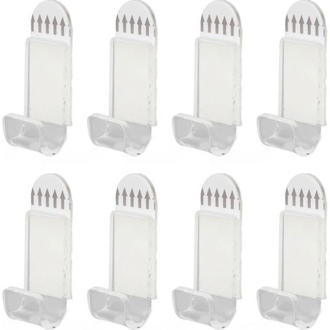 Ensemble de 30 supports muraux pour disques vinyles, étagère murale flottante en acrylique transparent, sans perçage, pour livres et magazines. (1/5)