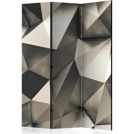 Paravent 3 Volets "Cosmic Silver" 135x172cm (1/2)