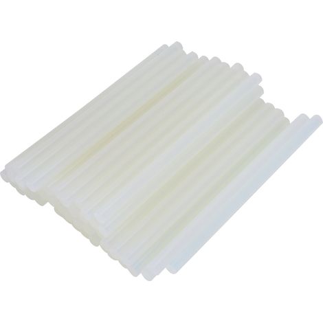50 bâtons de colle thermofusible écologiques à haute viscosité EVA, 11 × 220 mm, transparents, pour pistolets à colle de plus de 60 W. (1/5)