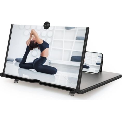 18 Inch Cell Phone Screen Magnifier, Mobile Phone Magnifying Glass Compatible with All Smartphones (1/5)