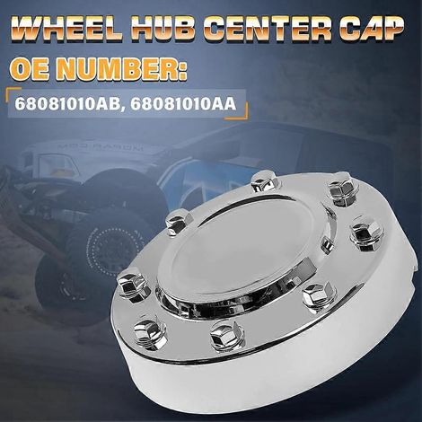 Cache-moyeu de roue avant pour Dodge Ram 3500 (2011-2018), références : 68081010AB, 68081010AA (1/5)