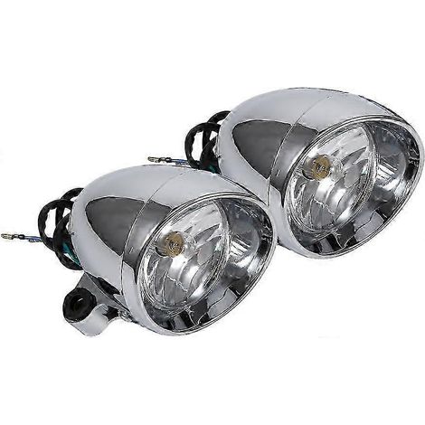 Phares antibrouillard de moto type « bullet » (2 pièces) (1/5)