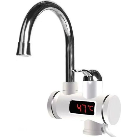 360 Chauffe-Eau Électrique Instantané Robinet Robinet Cuisine Chaleur Rapide Led Nouveau - Norme Européenne (1/5)