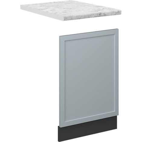 Façade Fame-Line, Bleu clair-gris, 45 cm , PT Marbre, Vicco (1/5)