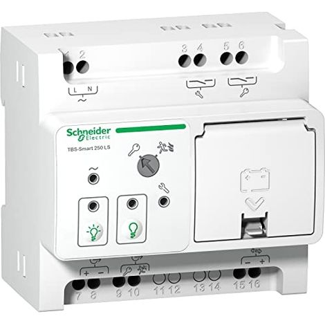 Schneider Electric – Télécommande BAES et BAEH pour 250 blocs – Tension 230V CA – Sortie 20V CC – Puissance 3VA – OVA59801 (1/5)