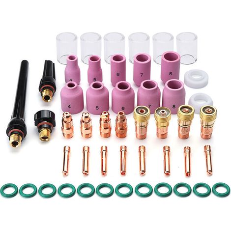 Accessoires TIG WP17/18/26 - Set de 49 pièces (verre teinté 10)