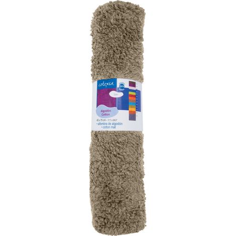 Alfombra baÃ±o beige 75x45cm  Alfombrillas BaÃ±o Antideslizante  Microfibra de Chenille, Lavable a MÃ¡quina, Suave y CÃ³moda (1/5)