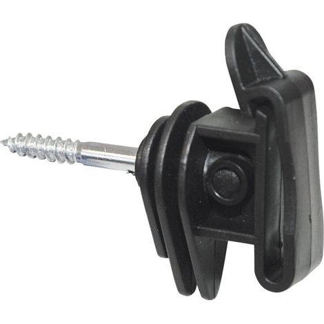 Isolateur pour sangle et bande avec paquet de vis en bois de 50 pièces