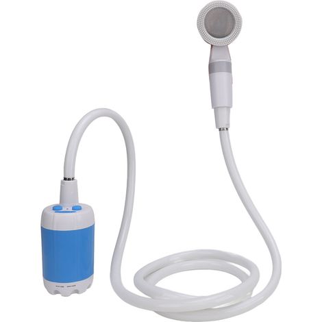 Douche portable pour le camping, batterie rechargeable 4000 mAh, pompe de douche électrique, douche de camping extérieure pour la randonnée et les voyages (1/5)