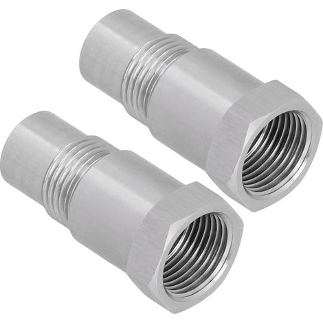 Adaptateur de Capteur Oxygène M18x1.5 avec Filtre et Bouchon, 2 Pièces pour Moteur Automobile (1/5)